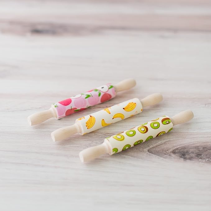 Wooden Mini Rolling Pin, 7 Inches Long, Baking in the Kitchen, by Woodpeckers - Image 5