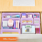 SpaceHacks 25 PCS Plastic Drawer Organizer Set, 4-Size Versatile Organizer - Image 7