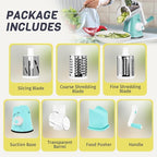 X Home Rotary Cheese Grater for Kitchen, Shredder - Image 9