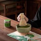 Clay&Fire Matcha Whisk Set，9 Pcs Ceramic Matcha Set, 15 OZ Matcha Bowl - Image 6