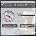 Xuhal 6 Pcs Stainless Steel Kitchen Thermometer - Image 4
