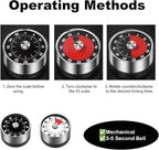 Digital Kitchen Timer for Cooking, Loud Alarm, Magnetic Back - Image 4