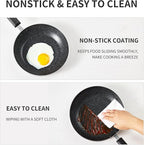 Frying Pan 3-Piece Set, Nonstick Skillet Set - Image 6