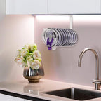 Tumbler Lid Organizer, Horizontal Tumbler Lid Storage Hook Up to 10 Lids - Image 9