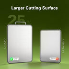 Stainless Steel Cutting Board 16''×11'', Double Sided 304 Steel Cutting Board - Image 6