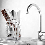 Utensil Holder, Stainless Steel Utensil Drying Rack - Image 5