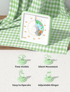 LIORQUE 60 Minute Visual Timer for Kids, Visual Countdown Timer for Classroom - Image 4