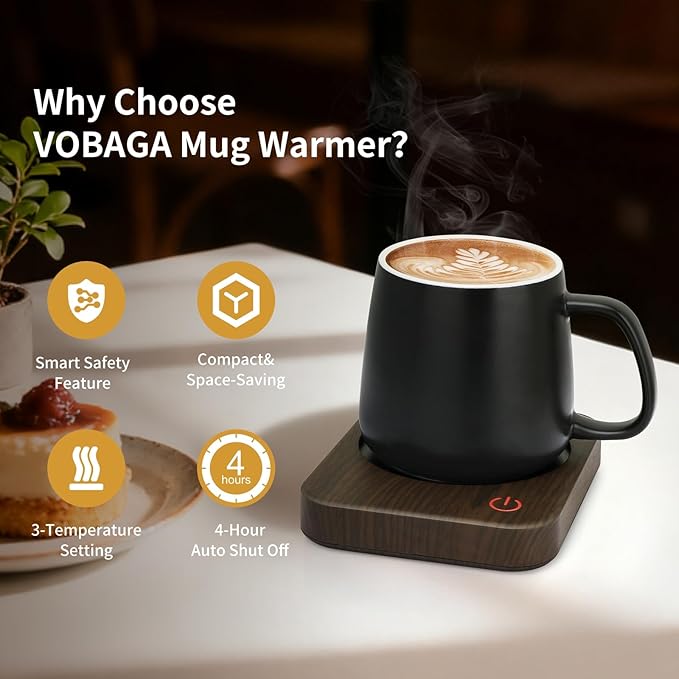 VOBAGA Coffee Mug Warmer for Desk - Image 2