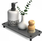 Quick Dry Sink Caddy Kitchen Sink Organizer, Water Absorbing Stone Tray by Unknown