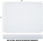 Large 14" x 11" Silicone Dish Drying Mat - Image 4
