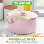 GreenLife 6QT Ceramic Nonstick Stockpot - Image 2