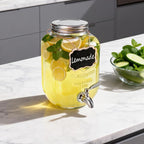 1 Gallon Glass Drink Dispensers - Image 6