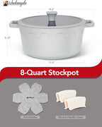 MICHELANGELO 8-Quart Soup Pot - Image 2
