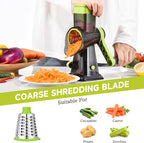 Rotary Cheese Grater with Handle Kitchen Shredder Slicer Grater Slicer Ice - Image 4