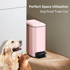 TIPGO Slim Bathroom Trash Can - Image 6