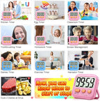 Antonki 2 Pack Digital Timer for Kids, Magnetic Countdown Kitchen Timers for - Image 7