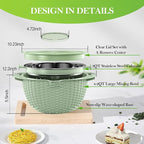 4 in 1 Colander with Bowl Set, Food Strainers and Colanders, Colander - Image 7