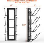 Cisily 8 Layers of Adjustable Pot Lid Organizer Rack - Image 2