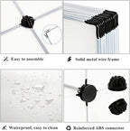 AWTATOS Cube Storage Organizer Storage 12 Cube Bookshelf DIY Plastic Closet - Image 5