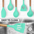 Zulay Kitchen Non-Stick Cooking Utensils Set - Image 7
