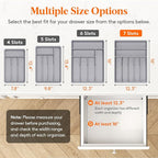 Lifewit Silverware Drawer Organizer Tray, Plastic Cutlery Storage - Image 2
