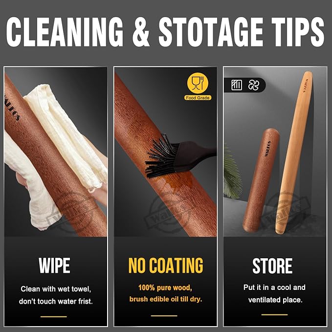 Walfos French Rolling Pin Set - Image 4