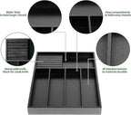 VaeFae Bamboo Silverware Organizer, Utensil Holder - Image 4