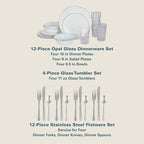 Gibson Home 74 Piece Kitchen in a Box Pots and Pans Cookware, Plates and Bowls - Image 5