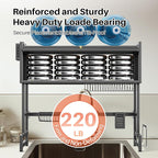 Over The Sink Dish Drainer Drying Rack 3 Tiers - Image 8