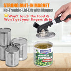 2 in 1 Safety Can Opener Manual Smooth Edge & Bottle Opener, - Image 2