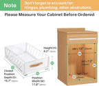 2Pack Pull out Cabinet Organizer, Heavy Duty Slide out Pantry Shelves Drawer - Image 2