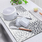 Findosom 2PCS 17" x 32" Dish Drying Mat & 24" x 5.5" Sink Splash Guard - Image 8