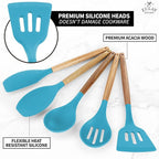 Zulay Kitchen Non-Stick Cooking Utensils Set - Image 2