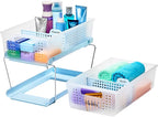 madesmart Two-Tier Bathroom Cabinet Organizer, Sliding Drawer Storage - Image 2