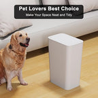 N. NETDOT 3 Pack 2.6 Gallon / 10L Bathroom Trash Can - Image 3