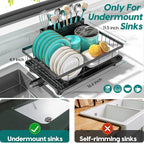 MERRYBOX Dish Drying Rack Space-Saving Dish Racks - Image 2