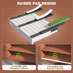 Seinloes 2 Pack Pull Out Cabinet Organizer Expandable Width and Depth, Slide - Image 2