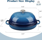 EDGING CASTING Enameled Oval Cast Iron Dutch Oven Pot - Image 2