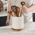 DOWAN 360° Rotating Extra Large Cooking Utensil Holder, 7.6" Kitchen Utensil - Image 8