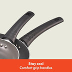 bella Cookware Set with Glass Lids with Nonstick, PFOA Free and Scratch - Image 6