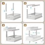2 Pack 18.5IN-Depth Under Sink Organizer - Image 5