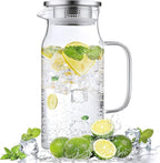 Bivvclaz 1.2 Liter 40 oz Small Glass Pitcher by Bivvclaz
