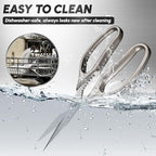 SSGP Kitchen Shears Set, All Purpose Heavy Duty Poultry Shears, Sharp Japanese - Image 5