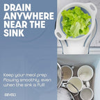 Gevoli Collapsible Colanders Food Strainers - Image 3