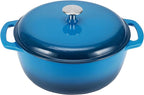 Amazon Basics Enameled Cast Iron Dutch Oven Pot by AmazonBasics