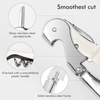 Professional Waiter Corkscrew Wine Openers Set, Heavy Duty Stainless Steel - Image 5
