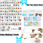 Cake Decorating Kit Cake Decorating Supplies, 66 Icing Piping Nozzles, Cake - Image 7