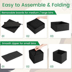 Criusia 16 Pack Underwear Drawer Organizer, Drawer Organizer Clothes, Foldable - Image 6
