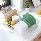 Kitsure Dish Drying Rack for Kitchen Counter, Stainless Steel Sink Organization by Kitsure