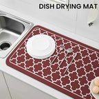 WISELIFE Dish Drying Mat Super Absorbent Drying Mat Large Dish Drying Mats - Image 7